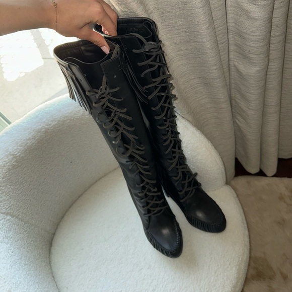 TOM FORD HIGH HEELED BOOTS BLACK 39.5 size - Picture 2 of 10